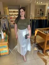 Blusa secia tricot verde