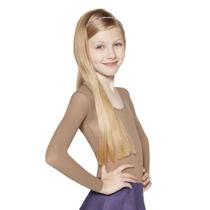 Blusa Segunda Pele Ballet Infantil Feminina Nude Lupo