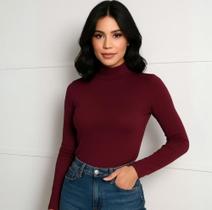 Blusa Segunda Pele Gola Alta Aderente E Confortável