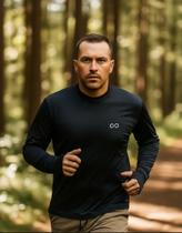 Blusa Segunda Pele Kit 3 Meia Luva Via Ello Esportiva Proteção UV Treino Trabalho Academia Poliamida