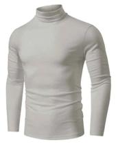 Blusa Segunda Pele Masculina Gola Alta Proteção Solar Uv Fp50 Esportes