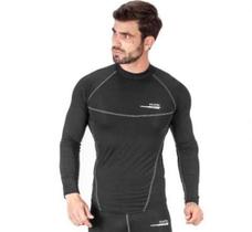 Blusa Segunda Pele Masculina Tutto Preta Cinza