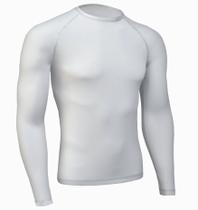 Blusa Segunda Pele Masculina Ultra Go Ahead Inverno Branca Blusa Segunda Pele Masculina Ultra Go Ahead Inverno Branca