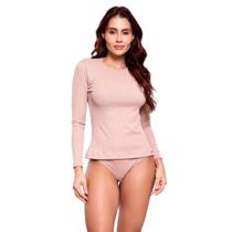 Blusa Segunda Pele Sofia Feminina com Manga Longa IMI Lingerie