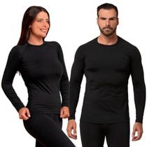 Blusa Segunda Pele Termica Frio Adulto Unissex Forrada Peluciada