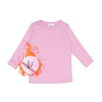 Blusa Segunda Pele Térmica Infantil Peluciado Para O Frio Rosa