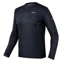 Blusa Segunda Pele X11 Sunprotec Elipse Preto Proteção Uv