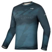 Blusa Segunda Pele X11 Sunprotec Rise Azul Proteção Uv Verão