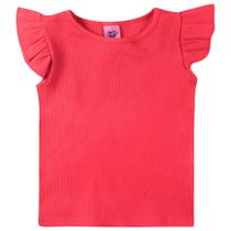 Blusa Sem Manga Infantil Ribana Vermelho - Yeapp