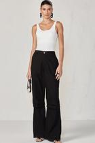 Blusa sem Mangas em Malha Delicate Off White M Moda Feminina tamanho:MCor:Branca - LINZZI Blusa sem Mangas em Malha Delicate Off White M Moda Feminina tamanho:MCor:Branca - LINZZI