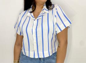 Blusa Semi Cropped com Mangas Blusa Semi Cropped com Mangas