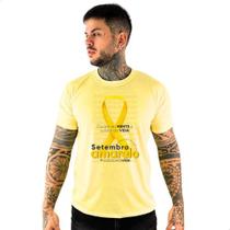 Blusa Setembro Amarelo Camiseta Campanha Todos Pela Vida