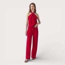 Blusa Shoulder Amarração Crepe 360