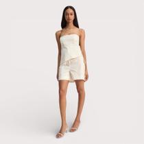 Blusa Shoulder Sem Alça Com Recortes Blusa Shoulder Sem Alça Com Recortes