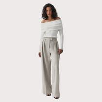 Blusa Shoulder Tricot Ombro a Ombro Blusa Shoulder Tricot Ombro a Ombro