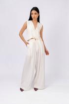 Blusa Social de Alfaiataria Glera Off - Be Carmell