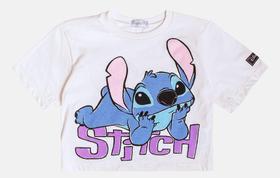 Blusa Stitch e Angel infantil Momi Blusa Stitch e Angel infantil Momi