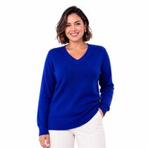 Blusa Suéter Feminino Em Tricot Grande Inverno Frio