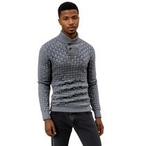 Blusa Suéter Masculino Em Tricot Gola Alta. MP4002 - Morenna Pimentta