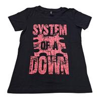 Blusa System Of a Down SOAD Camiseta Baby Look Sfm915