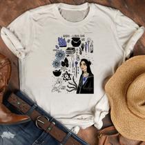 Blusa T-shirt Camiseta Feminina Estampada -bruxa signos- Várias Estampas 12