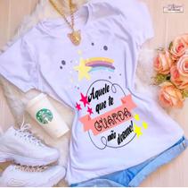 Blusa T-shirt Camiseta Feminina Estampada -Evangelica- Várias Estampas 03