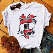 Blusa T-shirt Camiseta Feminina Estampada -Frases Casal- Várias Estampas 13 Blusa T-shirt Camiseta Feminina Estampada -Frases Casal- Várias Estampas 13