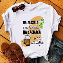 Blusa T-shirt Camiseta Feminina Estampada -frases casal- Várias Estampas 22