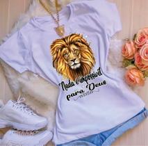 Blusa T-shirt Camiseta Feminina Estampada -Gospel- Várias Estampas 16