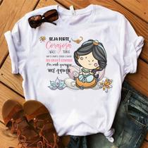 Blusa T-shirt Camiseta Feminina Estampada -Princesa- Várias Estampas 04