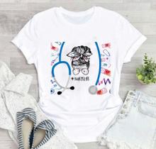 Blusa T-shirt Camiseta Feminina Estampada -Profissão- Várias Estampas 10