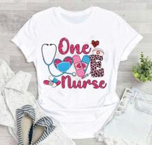 Blusa T-shirt Camiseta Feminina Estampada -Profissão- Várias Estampas 11