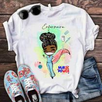 Blusa T-shirt Camiseta Feminina Estampada -Profissão- Várias Estampas 31 Blusa T-shirt Camiseta Feminina Estampada -Profissão- Várias Estampas 31