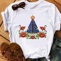 Blusa T-shirt Camiseta Feminina Estampada Várias Estampas 100