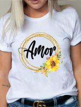 Blusa T-shirt Camiseta Feminina Estampada Várias Estampas 109 Blusa T-shirt Camiseta Feminina Estampada Várias Estampas 109
