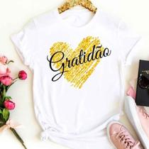 Blusa T-shirt Camiseta Feminina Estampada Várias Estampas 69