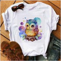 Blusa T-shirt Camiseta Feminina Estampada Várias Estampas 88 Blusa T-shirt Camiseta Feminina Estampada Várias Estampas 88