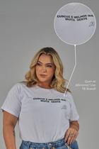 Blusa T-shirt com Estampa Exclusiva CUSCUZ É MELHOR QUE MUITA GENTE” Blusa T-shirt com Estampa Exclusiva CUSCUZ É MELHOR QUE MUITA GENTE”