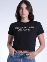 Blusa T-Shirt Cropped Estampada Revanche Ct.Fem.00076 Blusa T-Shirt Cropped Estampada Revanche Ct.Fem.00076