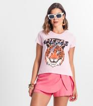 Blusa T-Shirt Feminina Estampada Select Rosa