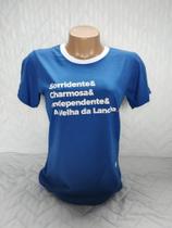 Blusa T-shirt Feminina Sorridente Estampada