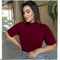 Blusa t-shirt feminina vermelho cereja Blusa t-shirt feminina vermelho cereja