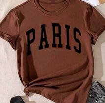 Blusa T-shirt Linda Camiseta Feminina Paris Camisa