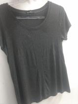 Blusa T-shirt MC com Recorte 0090