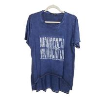 Blusa T-shirt Mullet Feminina Wonderful Plock Rock Marmorizada com Plus Size