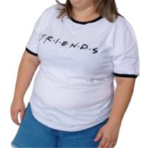 Blusa T-shirt Tamanhos Especiais Plus Size Feminina
