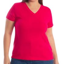 Blusa T-shirts Plus Size Decote V Lisa 3013.6.C1