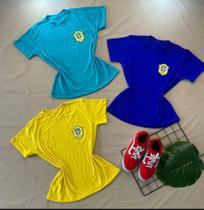 Blusa t-shirts seleção brasileira