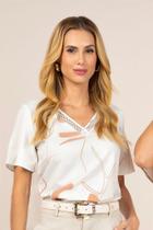 Blusa tecido com elastano miravest