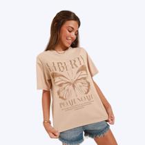 Blusa Tee Shirt Borboleta Juvenil Feminina Poah Noah 54739